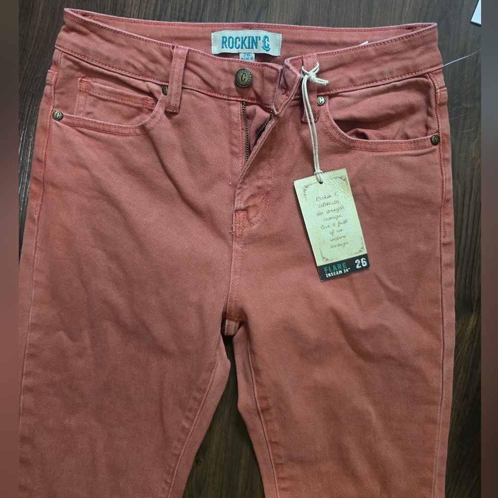 Rockin C Rustic Orange Flares